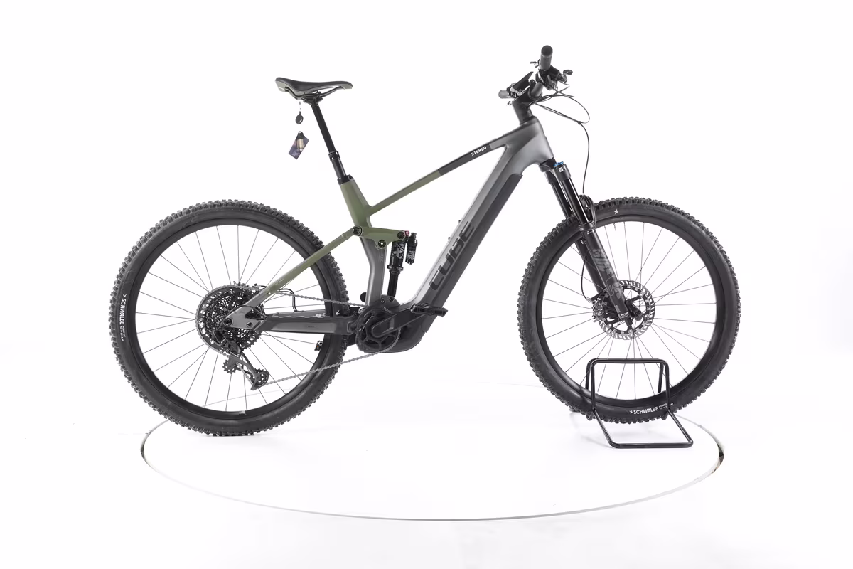 Cube Stereo Hybrid 140 HPC TM E-Bike Tout-Suspendu Carbone 2024