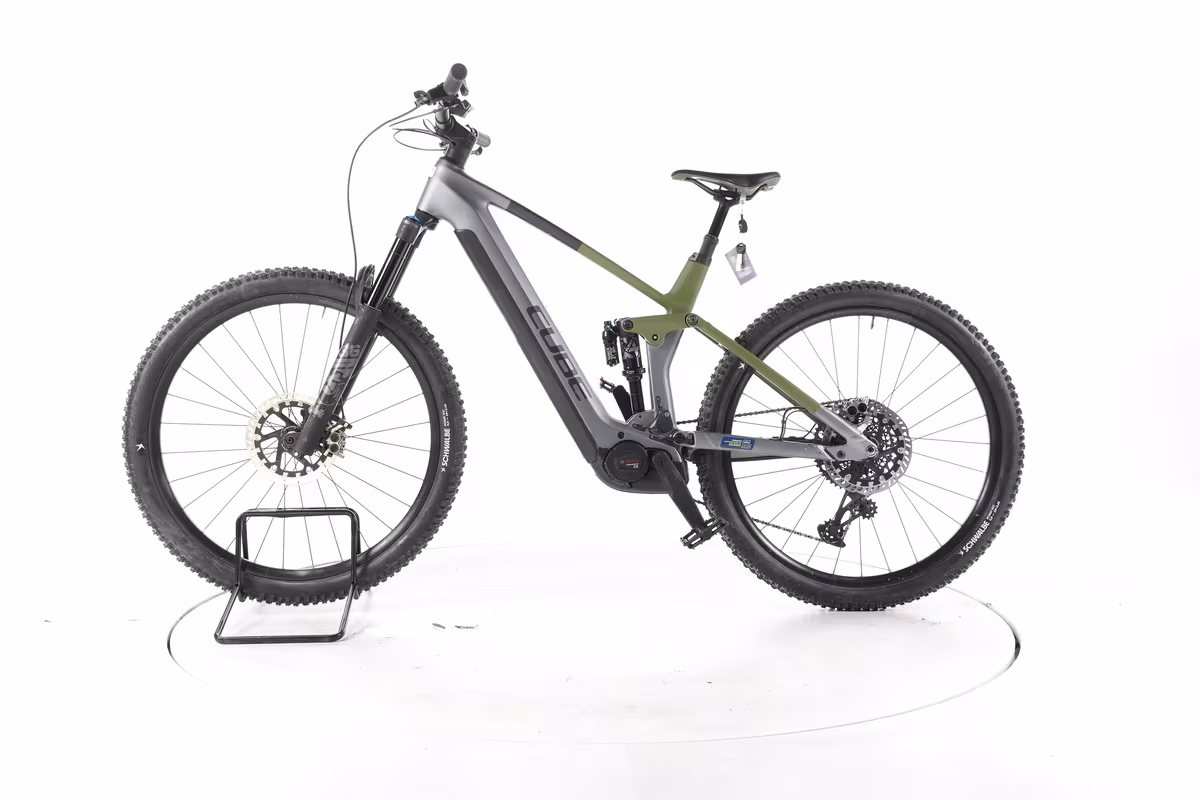 Cube Stereo Hybrid 140 HPC TM E-Bike Tout-Suspendu Carbone - Miniature 7