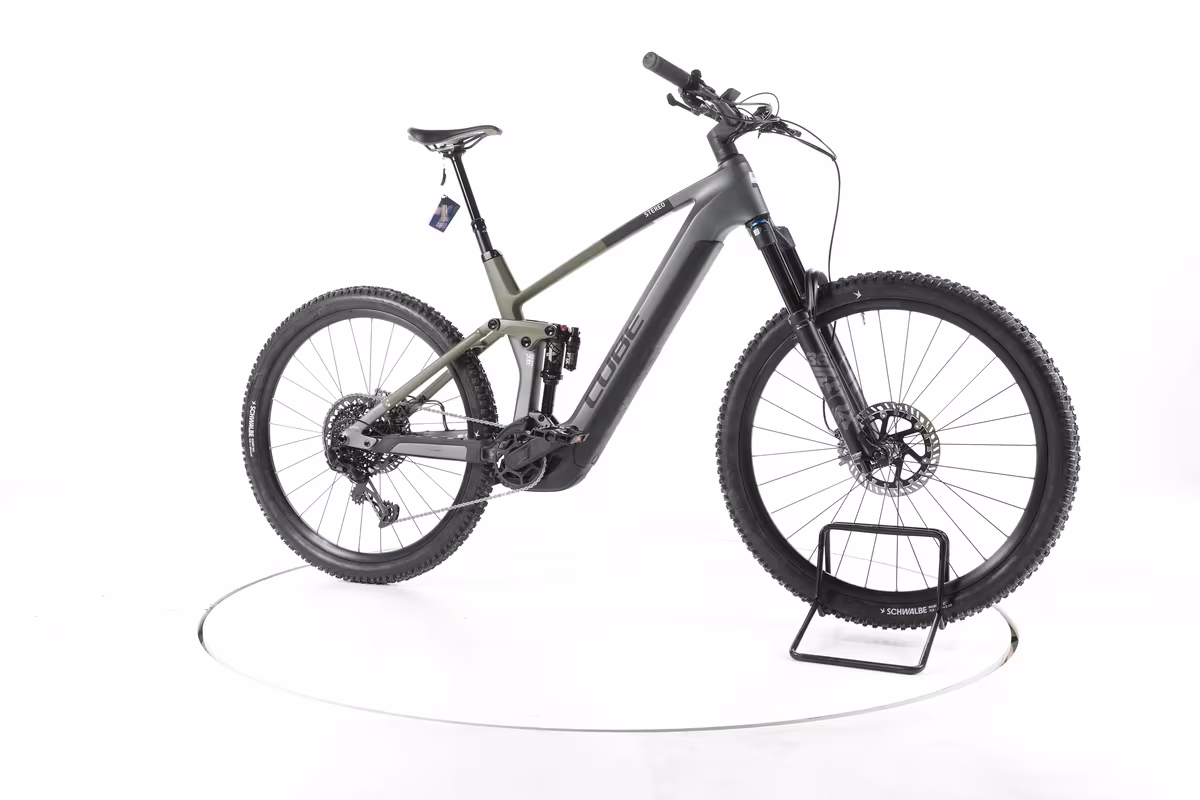 Cube Stereo Hybrid 140 HPC TM E-Bike Tout-Suspendu Carbone 2024 - Miniature 2