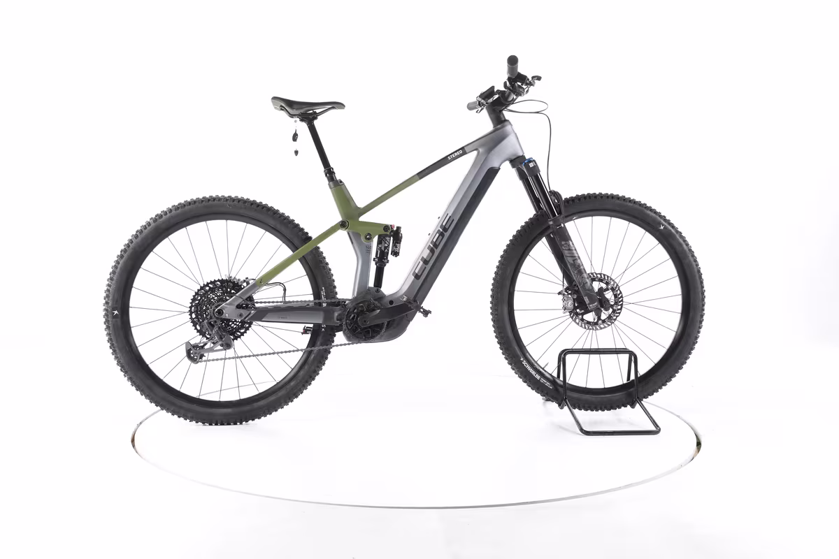 Cube Stereo Hybrid 140 HPC TM E-Bike Tout-Suspendu Carbone