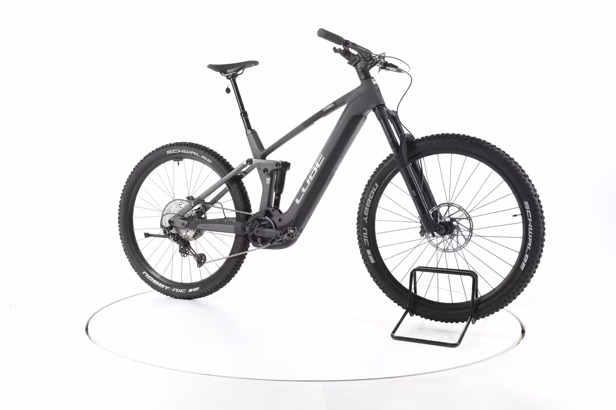 Cube Stereo Hybrid 140 HPC Race E-Bike Tout-Suspendu - Miniature 2