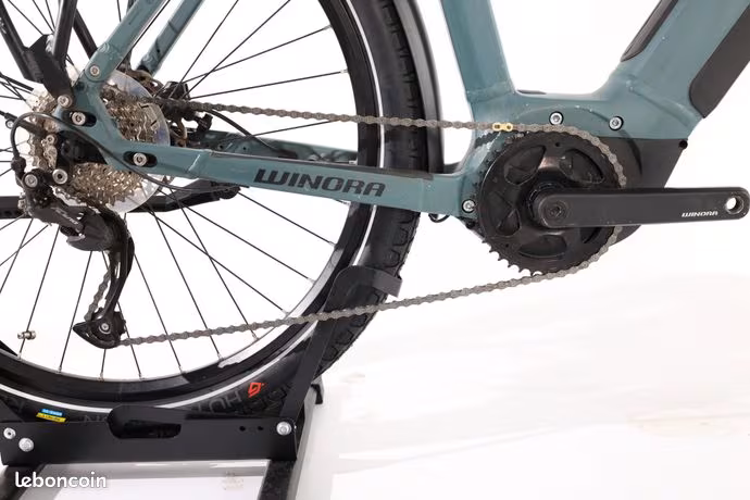 WINORA Sinus 9 2022 Taille 56 - Disponible à la location | Vélo Vtc Électrique - Miniature 4