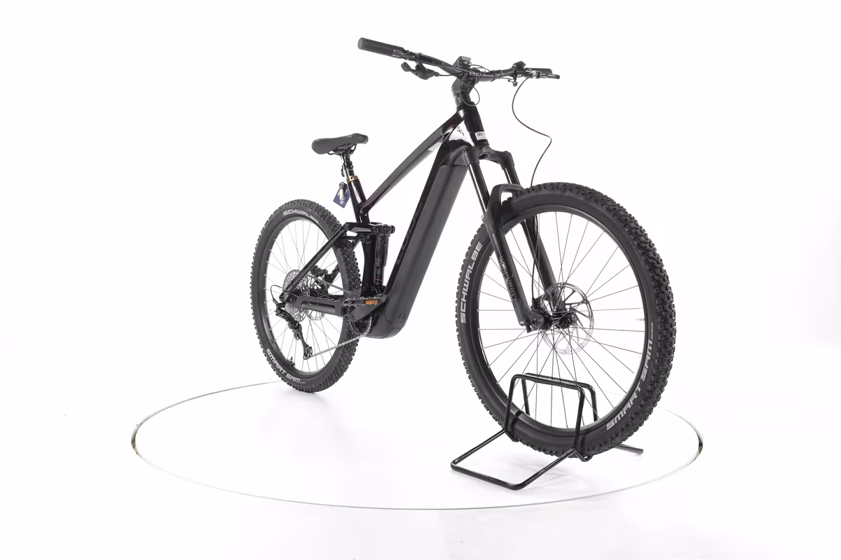 Cube Stereo Hybrid 140 HPC Race E-Bike Tout-Suspendu Carbone - Miniature 3