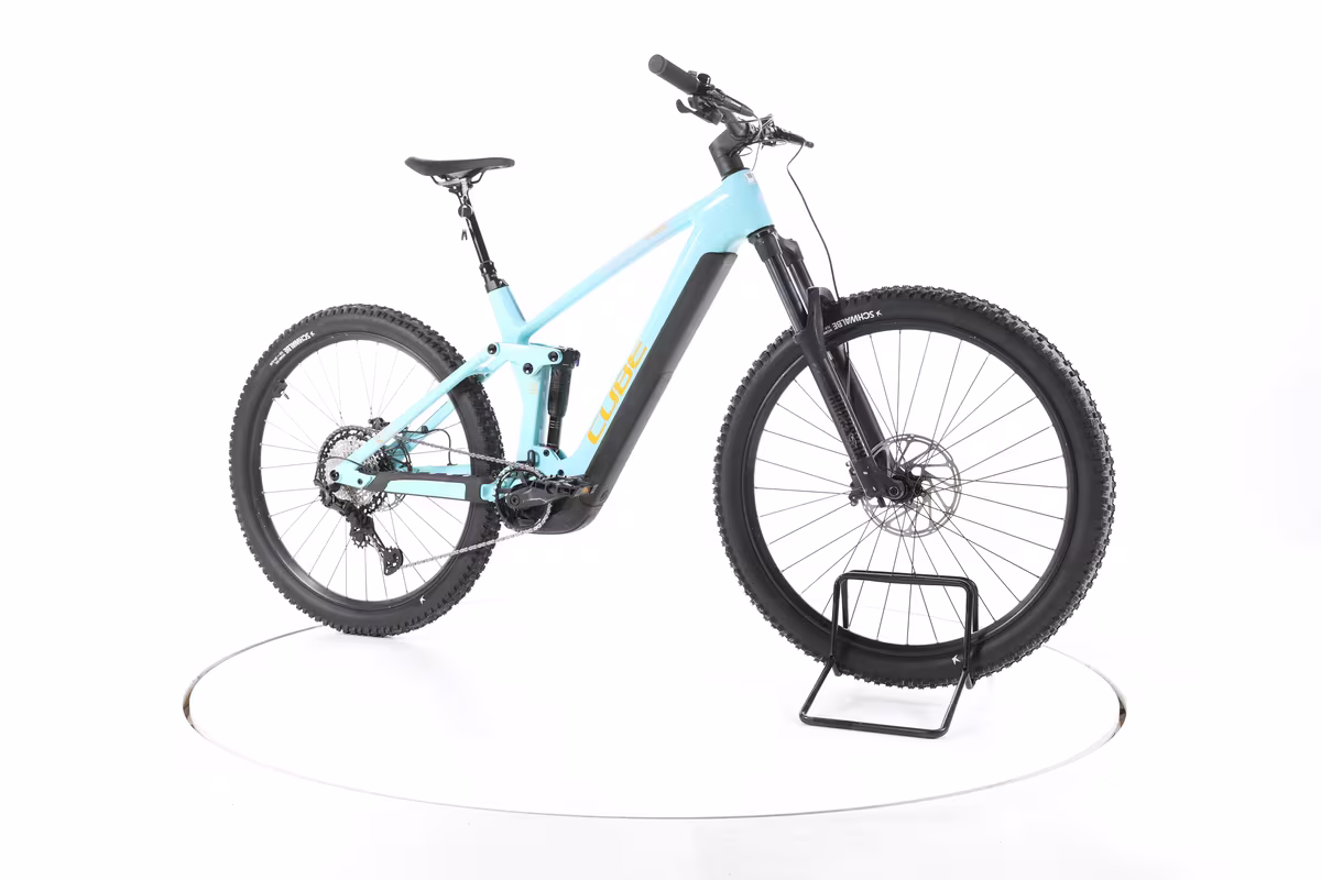Cube Stereo Hybrid 140 HPC Race E-Bike Tout-Suspendu Carbone - Miniature 2