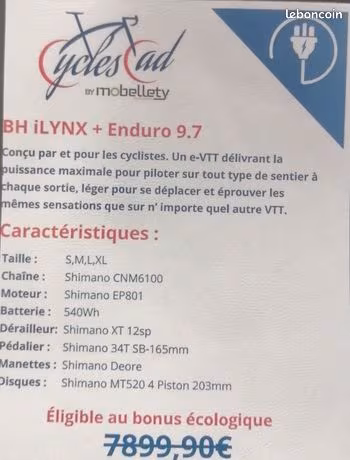 VTT électrique BH iLynx+ Enduro 9.7 Taille M - Miniature 5