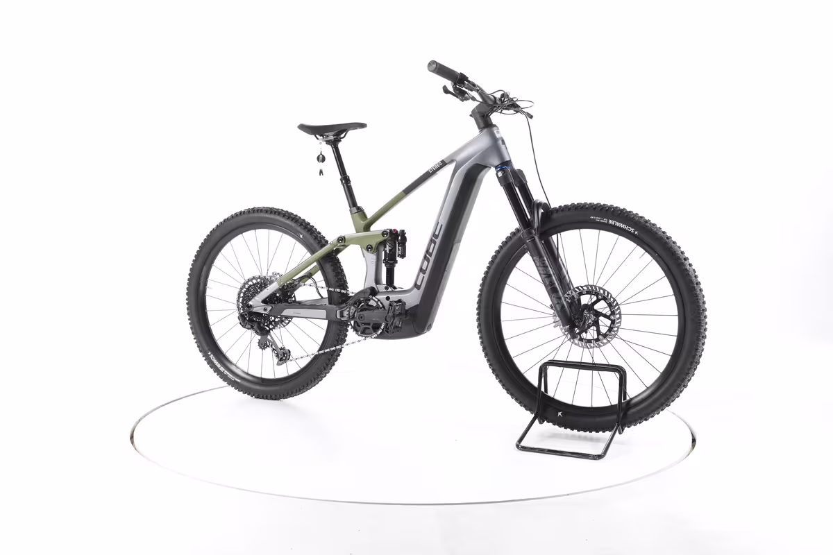 Cube Stereo Hybrid 140 HPC TM E-Bike Tout-Suspendu Carbone - Miniature 2