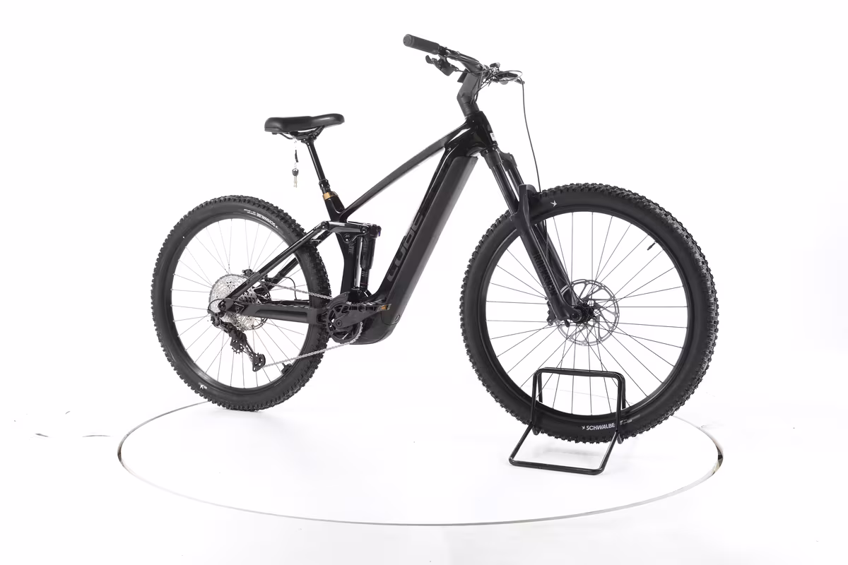 Cube Stereo Hybrid 140 HPC Race E-Bike Tout-Suspendu Carbone - Miniature 2