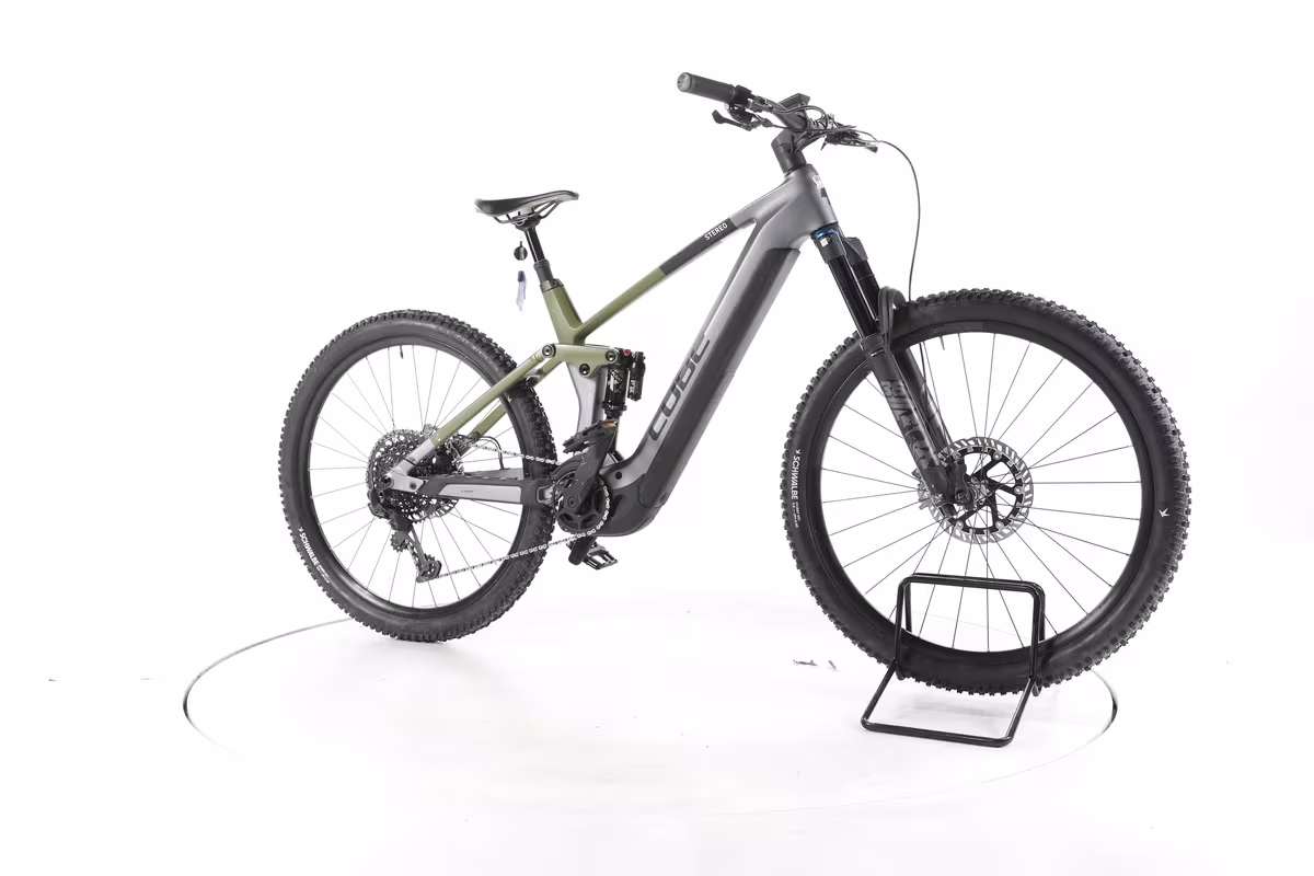 Cube Stereo Hybrid 140 HPC TM E-Bike Tout-Suspendu Carbone - Miniature 2