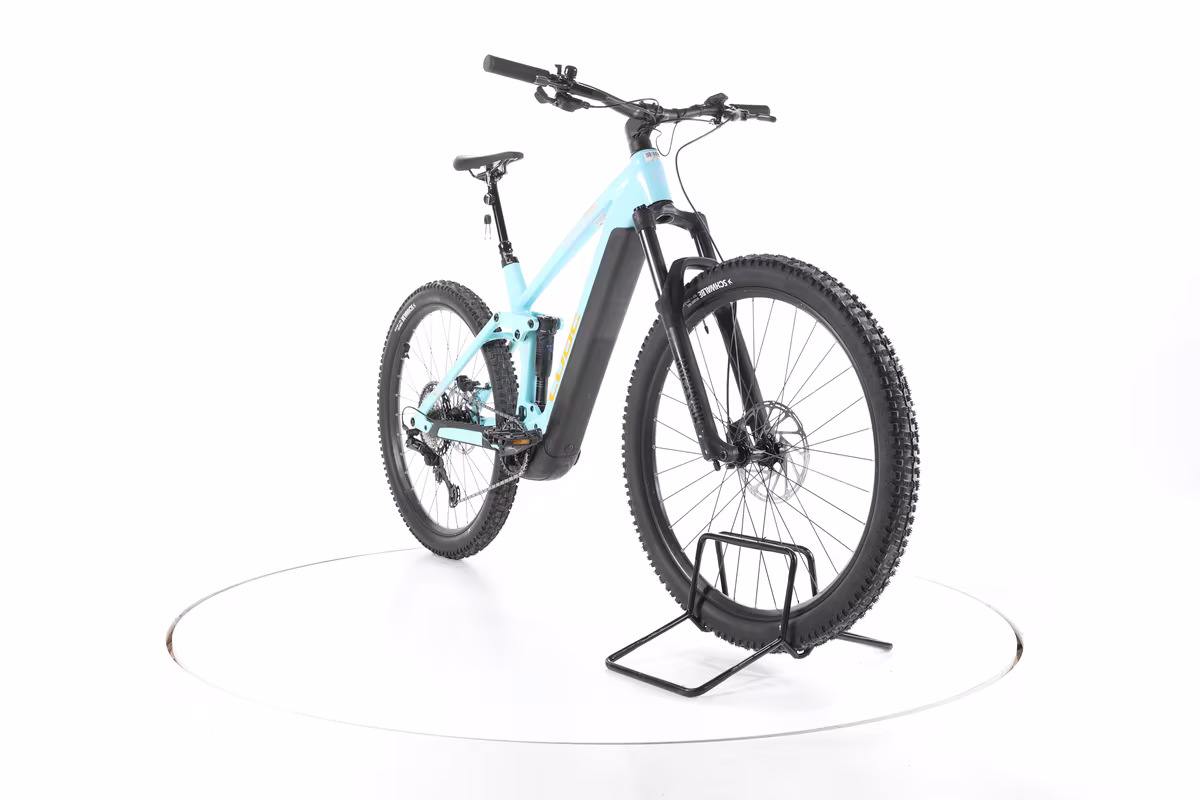 Cube Stereo Hybrid 140 HPC Race E-Bike Tout-Suspendu Carbone - Miniature 3
